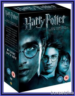 Harry Potter Complete Movies 1 2 3 4 5 6 7 8 Brand New DVD Boxset