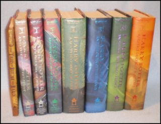 Complete Set 7 Harry Potter Hard Cover Books 1 7 Bonus