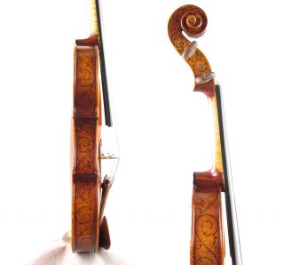 Hellier Strad Violin 2708 Master Level Beautiful 1pc Back by Opera