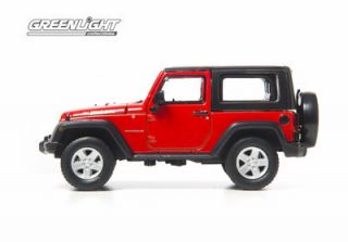 GREENLIGHT COLLECTIBLES 1 43 SCALE FLAME RED 2012 JEEP WRANGLER