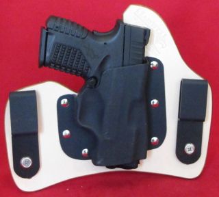 Springfield XD S XDs 45 IWB Hybrid Leather Kydex Holster Speed Grip
