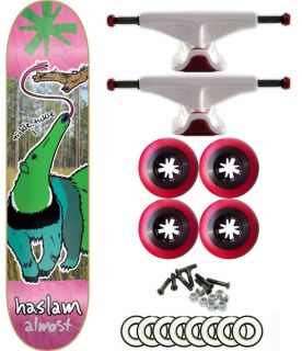 ALMOST HASLAM Complete Skateboard UPGRADED With TENSOR TRUCKS & ABEC 9
