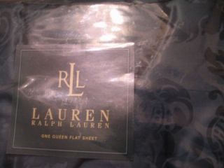 Ralph Lauren Greycliff Tartan Plaid Jacquard King Sheet Set 4pc New