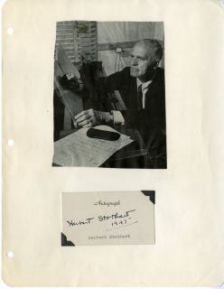 Herbert Stothart Wizard of oz Score Composer Autographed Signature