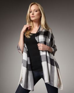 Burberry Mega Check Cashmere Serape   