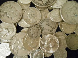 FULL OUNCE OF PRECIOUS UNITED STATES JUNK SILVER COINS PRE 1965