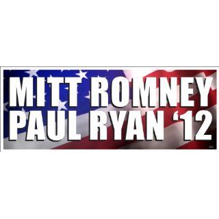 Romney   Ryan 2012 Political Bumper Sticker    Automotive
