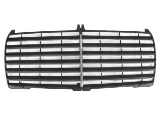  W124 E Class S600 Black Front Grille Grill with Chrome Trims
