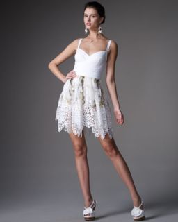 Dolce & Gabbana Printed Handkerchief Hem Skirt   