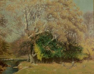 Harry Lee Gadbury B 1890 Autumn Landscape