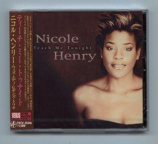 Nicole Henry w Eddie Higgins Teach Me Tonight Japan Venus Records Jazz