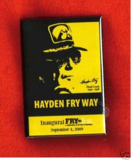 Iowa Hawkeyes Hayden Fry Collectible Fryfest 2009 Badge