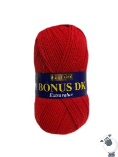 Sirdar Hayfield Bonus DK Wool Yarn Signal Red 977