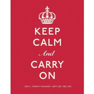 (7x9) Keep Calm   2013 Poly Agenda Calendar Home