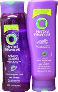 LOT 2 Herbal Essences Totally Twisted Curls & Waves Shampoo