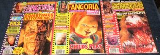 FANGORIA Magazine Set   Chucky, Terminator, more.
