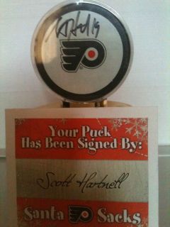 Autograph Hockey Puck Scott Hartnell Puck Display Holder Is Included
