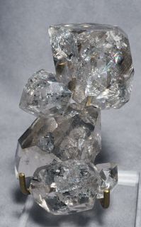  Sparkling 3 85 Quartz Herkimer Diamond Crystal Cluster