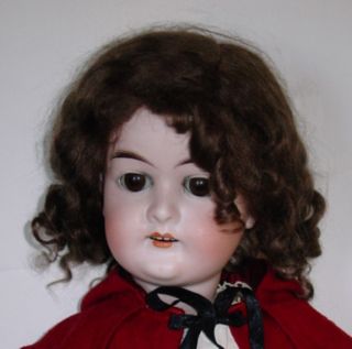 Antique 21 HERM STEINER   German Bisque Head Doll   Very Nice