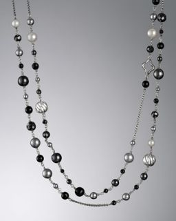 DY Elements Necklace, Black Onyx, 48