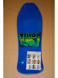 Vision LEE Ralph deck is 10 1/4 wide by 30 3/4 and has a 15.5 wheel