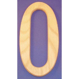 Wooden Numbers 6 Inch Number 1   