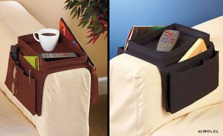 Set of 2 Arm Rest Tray Organizers IN STOCK Sofa Chair Remote Holder