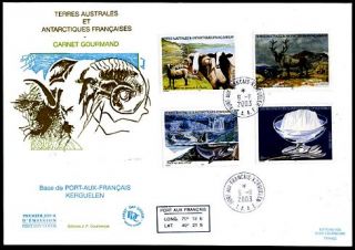 french southern and antarctic territories sc 329 voyage booklet 2003