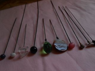 HAT PINS AND HAT PIN HOLDER
