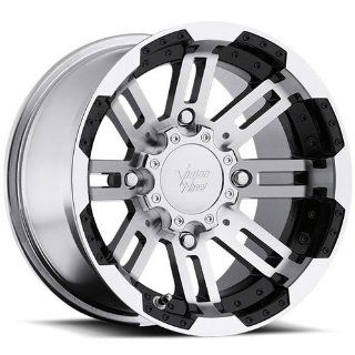 Vision Warrior 14 Machined Black Wheel / Rim 4x110 with a 3.6mm Offset