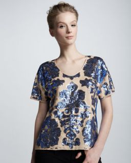 Tracy Reese NM + Target Sequined Blouse   
