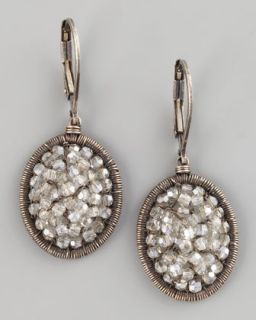Dana Kellin Crystal Circle Earrings, Small   