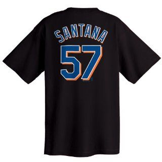  Johan Santana New York Mets Name and Number T Shirt: Sports & Outdoors