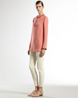 Gucci Two Button Jacket, Asymmetrical Top & Skinny Flare Pants