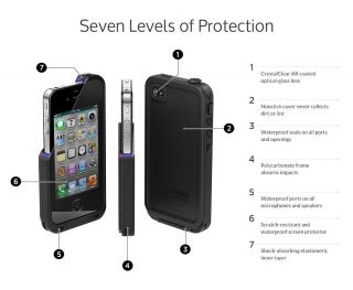 LifeProof Case for iPhone 4/4S   Retail Packaging   Black