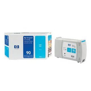  HP 90 Ink Cyan (225 ml) 90 Cyan Ink, Part Number C5060A Electronics