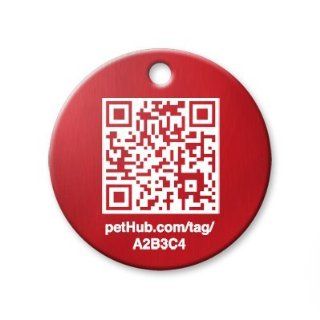  ID Tag w/FREE Toll free Hotline Number (Medium/Red)