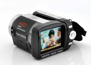Handheld HD digital camcorder 720P HD video recording Native 5MP still