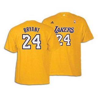  Bryant Youth Name and Number T Shirt (Gold) YXL