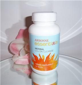 Arbonne Essentials Herbal Colon Cleanse Dietary Suplement Vitamins 60