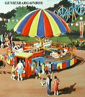 HO Scale Train Circus Carnival Boat Ride Kit New IHC
