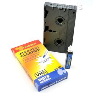 New VHS Video Head Cleaner For VCR Players & Recorders