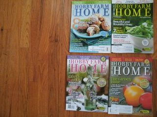 Vintage 2010  2012 HOBBY FARM HOME Magazine Lot of 9 True Country