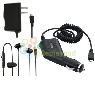Car AC Charger Headset for Blackberry Tour 9630 Niagara