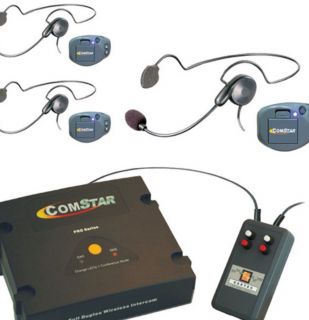   Eartec XT Plus Com Wireless Intercom System 3 User compak headsets