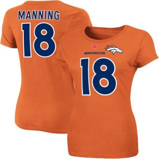  Peyton Manning Womens Fair Catch Name & Number T Shirt Clothing