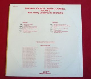 Helen OConnell Jimmy Dorsey LP Ajazz Big Band VG