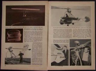 Hiller Hornet RAM Jet Powered Helicopter 1951 Pictorial