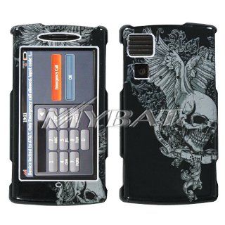 Skull Wing Snap On Hard Cover Garmin Nuvifone G60 AT&T