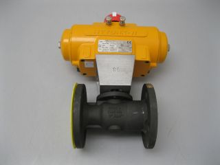 150 Tyco Hindle 115R Flanged End WCB Actuated Ball Valve H20